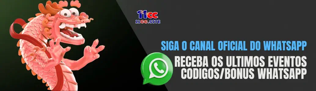 Canal Oficial do WhatsApp 11cc